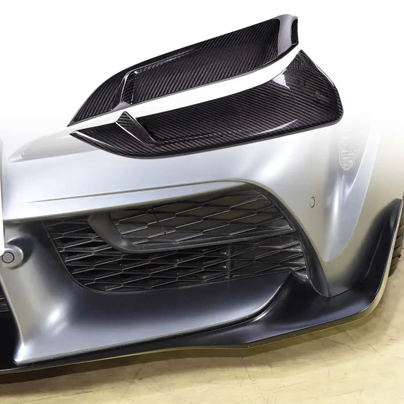 For Toyota Supra GR A90 A91 MK5 2020-2026 Real Carbon Fiber Car Front Bumper Lower Garnish Cover Trim Exterior Accessories