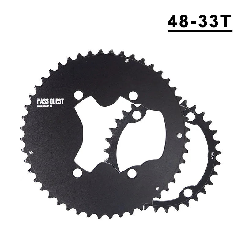PASS QUEST 110 bcd chainring for Shimano ULTEGRA r8000 R8100 Narrow Wide road bike plate single dishe 54T 50 34T 52 36 53 39