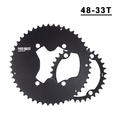 PASS QUEST 110 bcd chainring for Shimano ULTEGRA r8000 R8100 Narrow Wide road bike plate single dishe 54T 50 34T 52 36 53 39