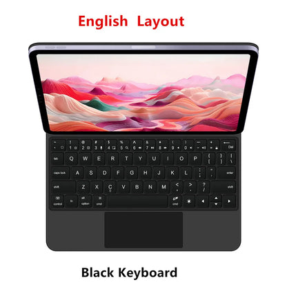 Magic Keyboard Folio For Xiaomi Pad 7 2024 Mi Pad 7 8 Pro 11.2' Tablet Smart Case For Xiaomi Pad 8 Spanish German Keyboard Cover