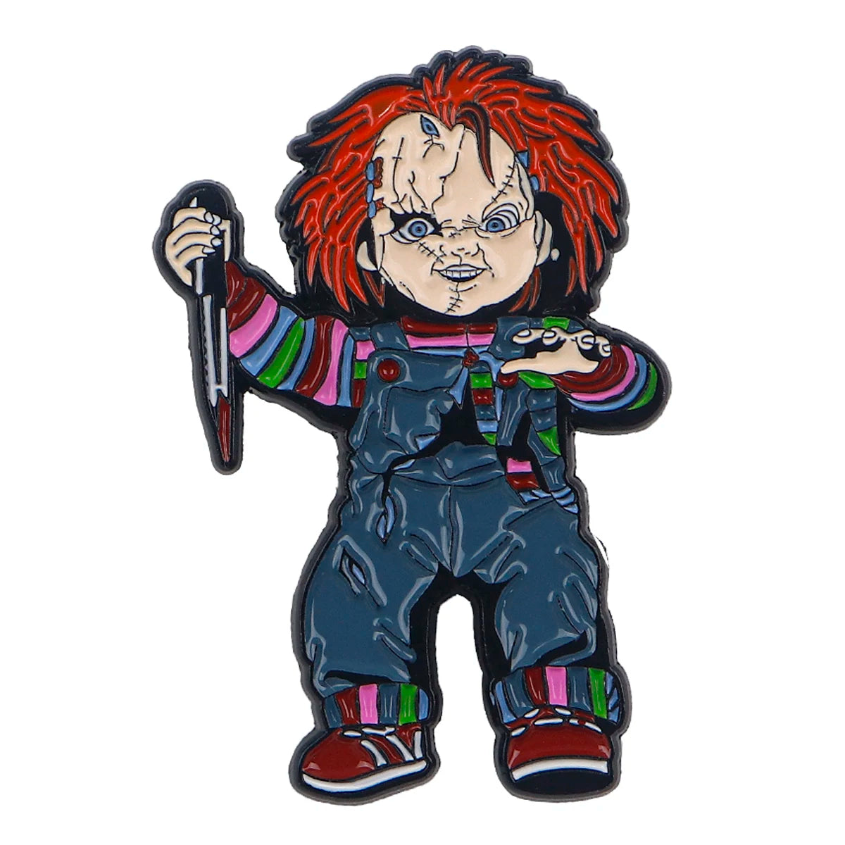 Good Guys Enamel Pin Horror Movie Badges on Backpack Brooches For Women Lapel Pin Halloween Jewelry Cosplay Accessories Gifts