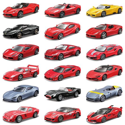 Bburago 1:43 Ferrari 488 F40 599 250 458 F12 Portofino 812 Roma SP1 SF90 F8 246 Enzo Static Simulation Diecast Alloy Model Car
