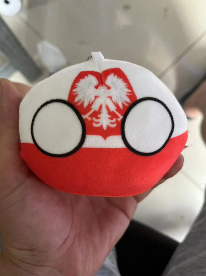 Country Ball Plush Toys 70 Styles 10cm Polandball Pendant Country Balls Countryball Stuffed Doll Xmas Birthday Gifts for Kids