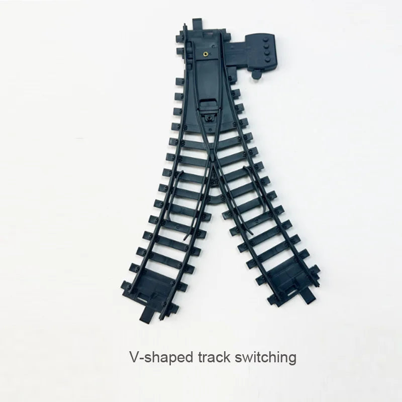 Vintage Steam Train Track Accessories Simulation Electric Train Model Retro Track Train Boy Toys Gift For Kids