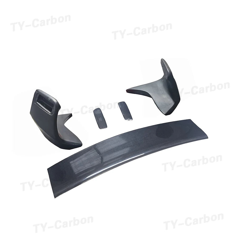 Real Carbon Fiber ST Style Rear Tail Spoiler Trunk Wing Lip Tuning Rear Roof Lip Spoiler Wing For Supra A90 2019-2023 BodyKits