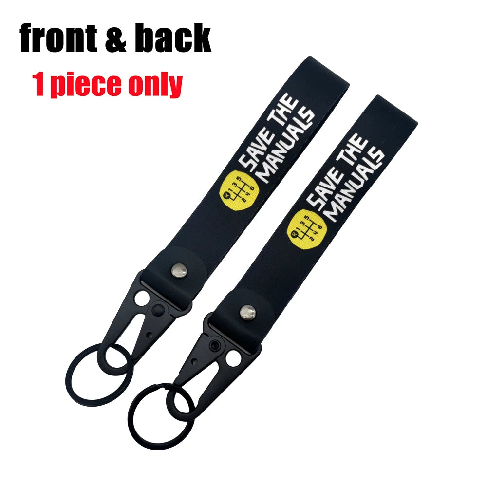 Newest Japanese JDM Modified Culture Seal Eagle Beak Clasp Wrist with Key Clasp Keychain Key Ring For Lonely Driver
