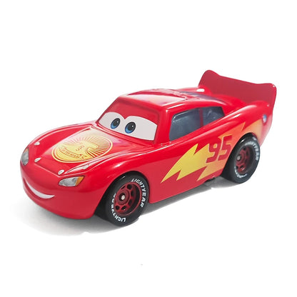 Pixar Cars Lightning McQueen Hudson Hornet Piston Cup Racer Version Metal Die Casting Model Car Racing Toys Birthday Gifts