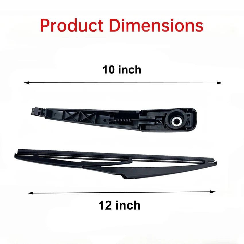 12" Rear Windshield Wiper Arm + Blade For Toyota Land Cruiser 200 J200  2008-2015 Back Windscreen Car Wiper Blade