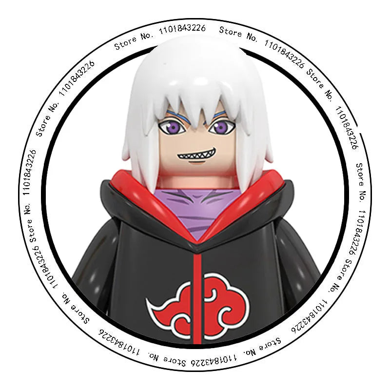 WM6152 Naruto Building Blocks Ootutuki Momoshiki Mitsuki Gaara Namikaze Minato Tobirama Action Figure Accessories For Kids