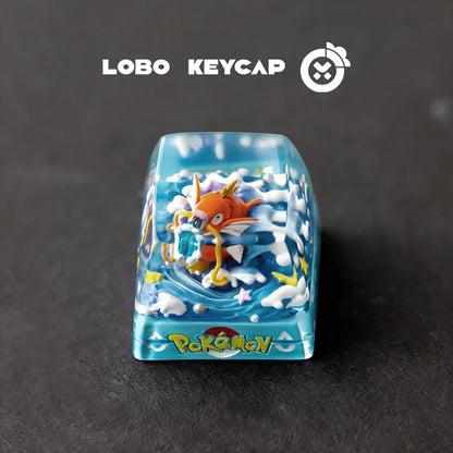 Pokemon Keycap Magikarp Gengar Esc Replace Keycap Resin Anime Kawaii Decor For Mechanical Keyboard Anime Collect Model Toys Gift