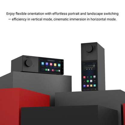 AIYIMA X HYFIOO DM100 Bluetooth 5.4 Music Streamer Media  Wireless Audio Player 5.5 inch LCD Compatible with AirPlay NAS Spotify