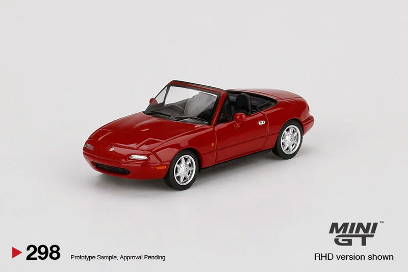 1:64 Mazda MX-5 convertible Miata NA 288 alloy die-cast miniature model,  adult decorative items, new in stock