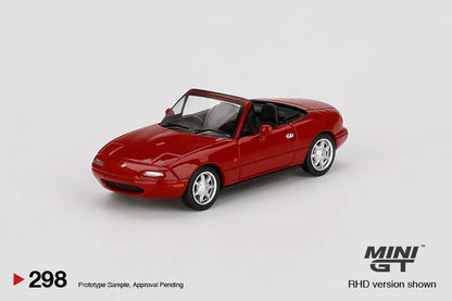 1:64 Mazda MX-5 convertible Miata NA 288 alloy die-cast miniature model,  adult decorative items, new in stock