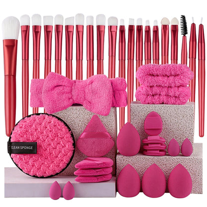 Makeup Brush Set 20Pcs Kit Soft Fluffy Eye Shadow Brushes Cosmetic Foundation Powder Highlighter Blending Beauty Tool Beginners