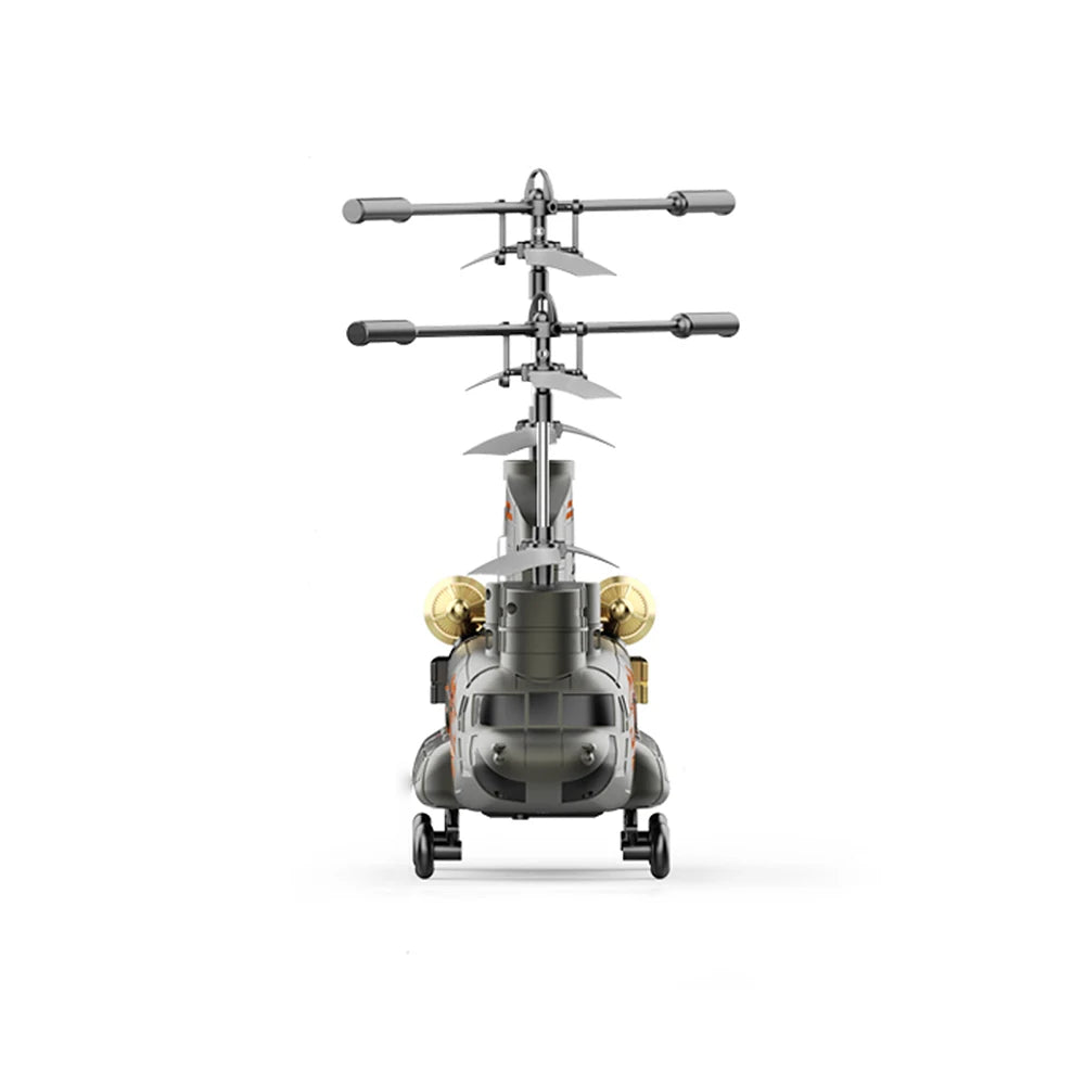 RC Helicopter XK5 Chinook Remote Control Aircraft 3.5CH 2.4G Smart Height Setting Simulation Four-Rotor Fighter Children Toy