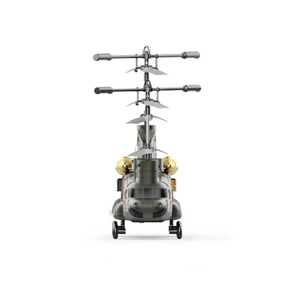 RC Helicopter XK5 Chinook Remote Control Aircraft 3.5CH 2.4G Smart Height Setting Simulation Four-Rotor Fighter Children Toy