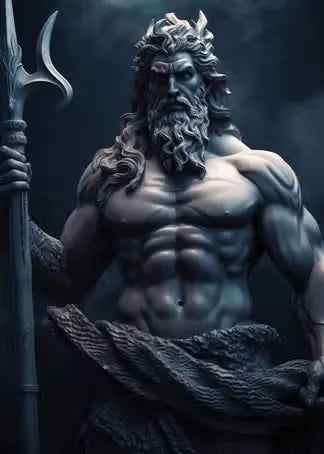 Zeus Sculpture Poster Black and White Greek God Abstract Prints Greek Mythology Canvas Painting Home Living Room Wall Decoration