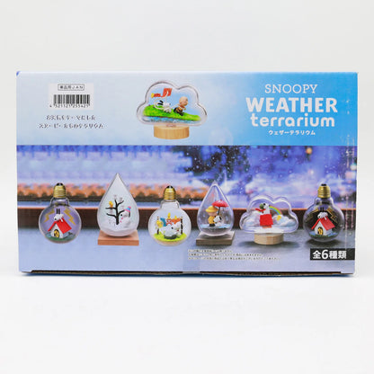 RE-MENT Snoopy Scene Bottle Weather Bottle Miniature Spike Andy Blind Box Toys Anime Figures Collect Ornaments