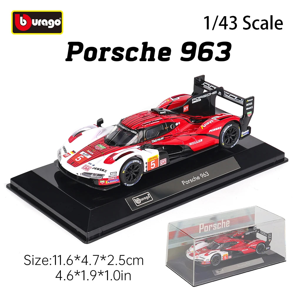 Bburago 1:43 WRC Toyota GR Yaris Rally1 Hybrid Rovanpera #69 Ogier #17 Alloy Luxury Vehicle Diecast Pull Back Cars Model Toy