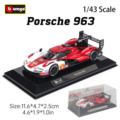 Bburago 1:43 WRC Toyota GR Yaris Rally1 Hybrid Rovanpera #69 Ogier #17 Alloy Luxury Vehicle Diecast Pull Back Cars Model Toy