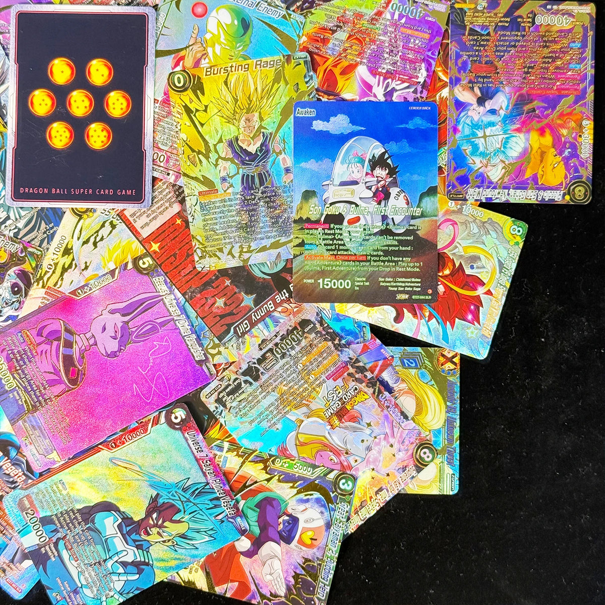 Dragon Ball Super Masters Secret Special God Rare Gogeta Goku Frieza Vegeta Gohan Proxy Collection Foil Texture Anime Game Cards