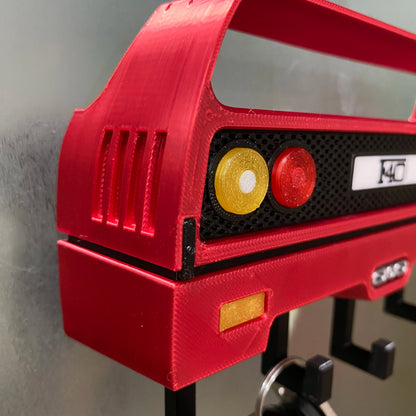 3D Printed Classic Supercar Rear Wall Key Holder Hooks F40 Car Enthusiasts Gift Wall Mount Key Organizer For Keys Glasses Small