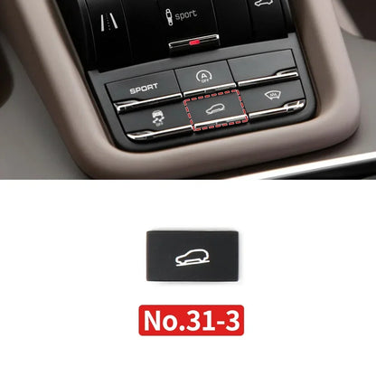Car Center Console Multi Functional Sport Mode Start Stop Button Vehicle Stability Lane Keeping E-Power for Porsche Cayenne