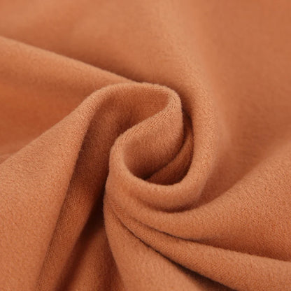 Children's Solid Color Warm Suit Boys and Girls Grinding Wool Autumn Clothes and Trousers 2-Piece Home Clothes Plus Size