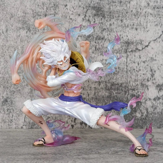 New One Piece Anime Figure Noc Nika Luffy Figures Pvc Fist Slamming Luffy Action Figure Toy Statue Collection Model Doll Gifts