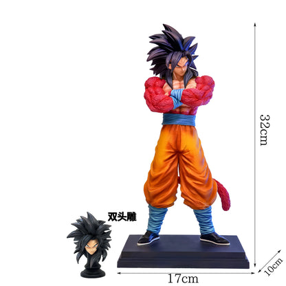 Dragon Ball Super Saiyan 4 Vegeta Figure Ssj4 Vegeta Action Figures Goku Pvc Statue Collection Model Toys Gifts