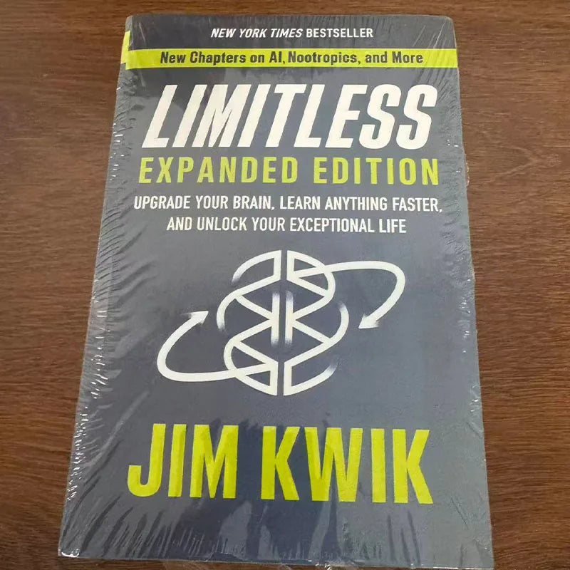 Limitless Expanded Edition by Jim Kwik - Upgrade Your Brain Learn Anything Faster Self Help Book