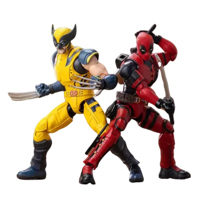 BLOKEES Building Block Man Marvel Hero Beyond Edition Deadpool Wolverine Assembly Model Hand Mold Desktop Decoration Toy Gift