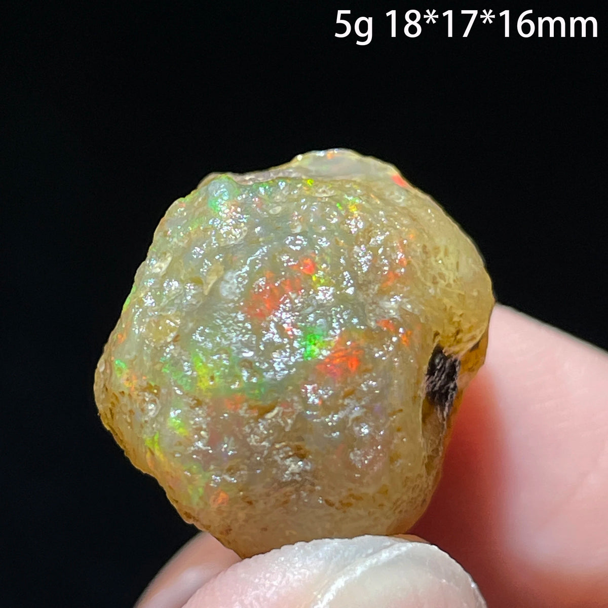 Natural Rare Colorful Ethiopia Opal (Need In Water) Gem Mineral Healing Quartz Crystals Gemstone Shooting Under Lighting