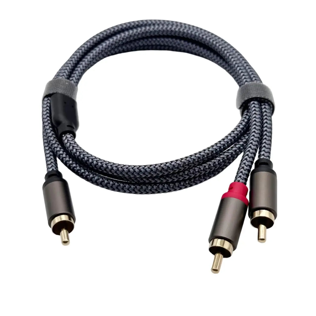 0.3/0.5/3m Short RCA Splitter Audio Cable RCA 1 to 2 Male to Female Jack Adapter Cord for TV CD DVD Subwoofer Amplifier Speaker