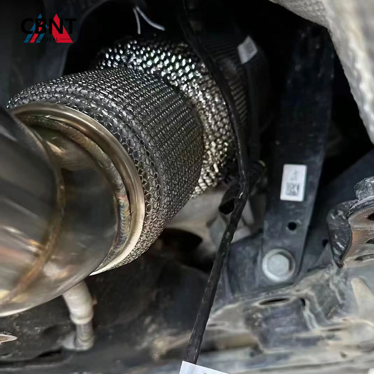 CBNT Exhaust Systems for BMW M240i G42 M340i G20 M440i for Toyota Supra A90 B58 3.0T Mid Pipe & Downpipe Exhaust Pipe
