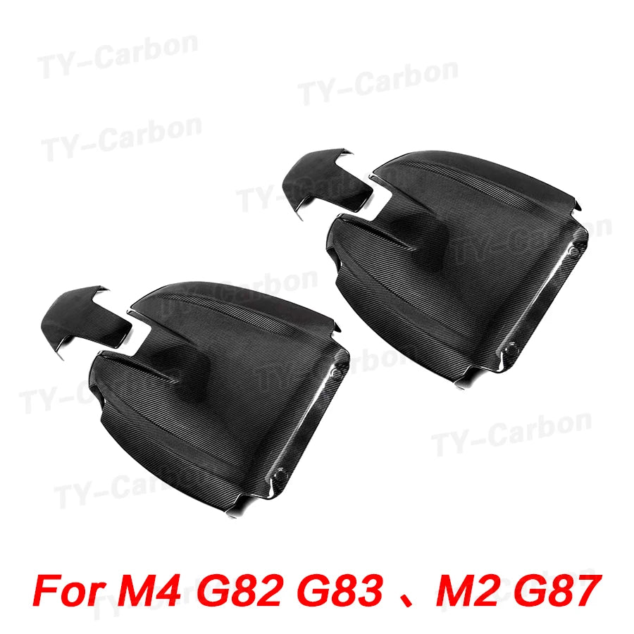 Dry Carbon Fiber Seat Back Covers Trims for BMW G80 M3 G82 G83 M4 G87 M2 X3M F97 X4M F98 2021-2024 Car Inner Seat Cover Bodykit