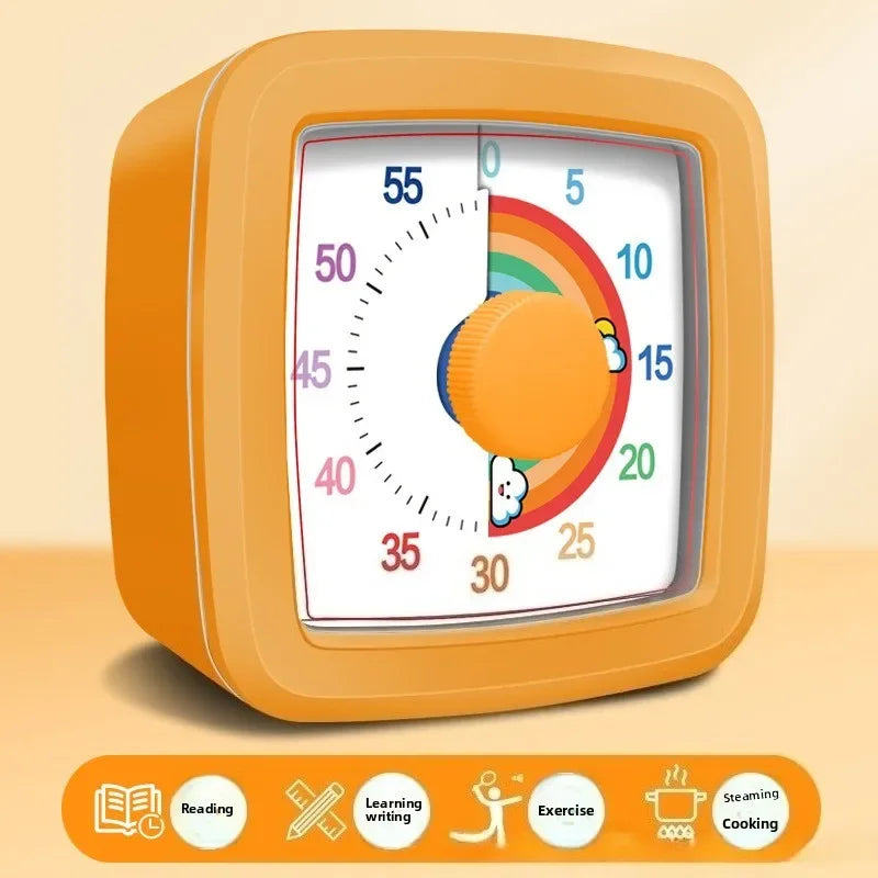 Hot-selling Visual Timer 60 Minutes Countdown Suitable for Children and Adults Silent Classroom Timer for Home and School Clock