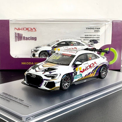 KILOworks 1:64 RS3 LMS TCR Alloy Car Diecasts & Toy Vehicles Car Model Miniature Scale Model Car Toys For Children