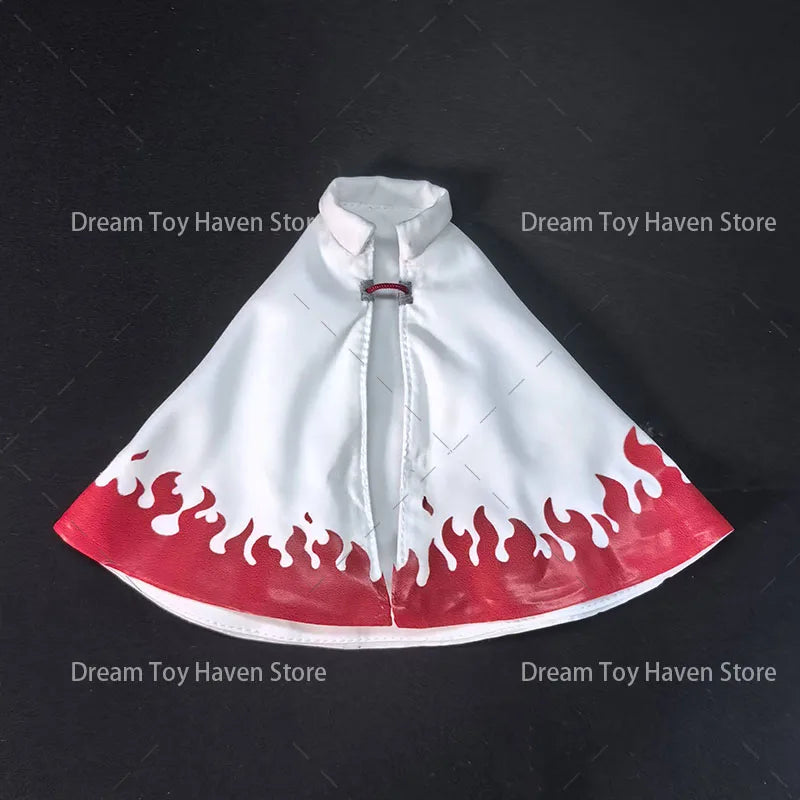 SHF 1/12 Scale Soldier Cloak Naruto Uzumaki Gown Sasuke Uchiha Jacket Ninja Martial Arts Uniform For 6Inch Action Figure Dolls