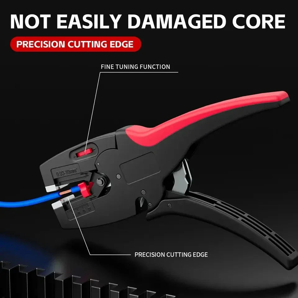 Automatic Wire Stripper Range 0.03-10mm² Electrician Wire Tool Cable Wire Stripper Cutter Multifunctional Cable Cutting Pliers