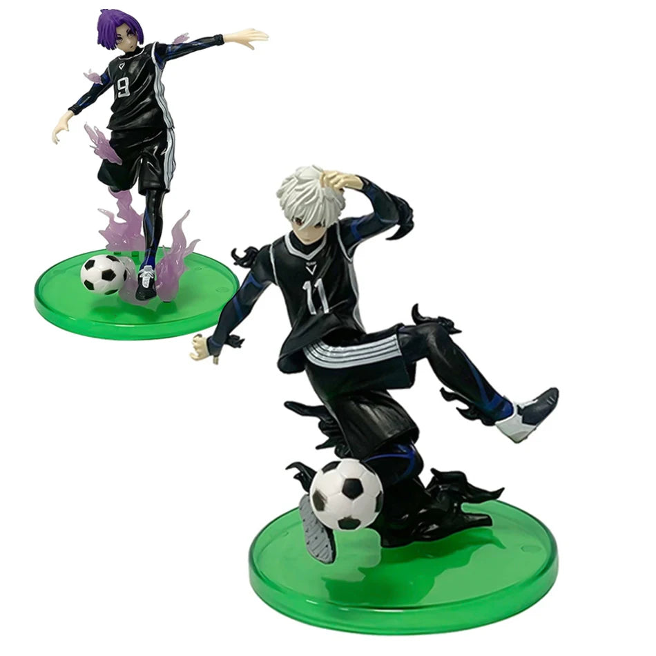 Anime BLUE LOCK Jie Shiyi Nagi Makoto Shirou Voetbal Yoichi Bachira Meguru Figures Actiefiguur Model Speelgoed voor Kinderen Gif