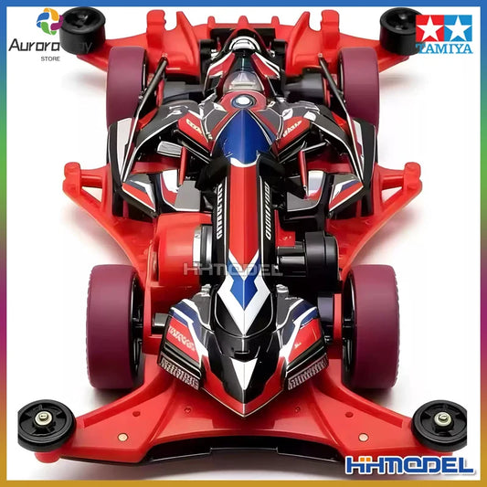 Tamiya 92467 Mini 4wd Mach Frame Fighting Ver 3 With Red Fm A Chassis Official Assembly Racing Model Handmade Ornament Toys Gift