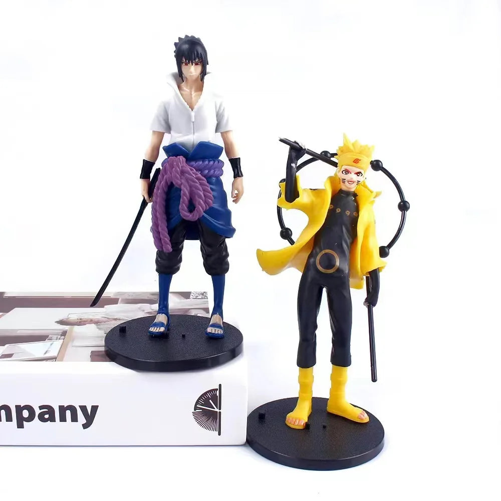 Anime Naruto Figure Uchiha Itachi Sasuke Kakashi Set PVC Action Figure Model Toy Gift Collection