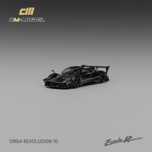 CM MODEL 1:64 Zonda Rev Full Carbon Black Codalunga Metal Gray Utopia Fullcarbon Senna GTR WhiteRed Diecast Model Car