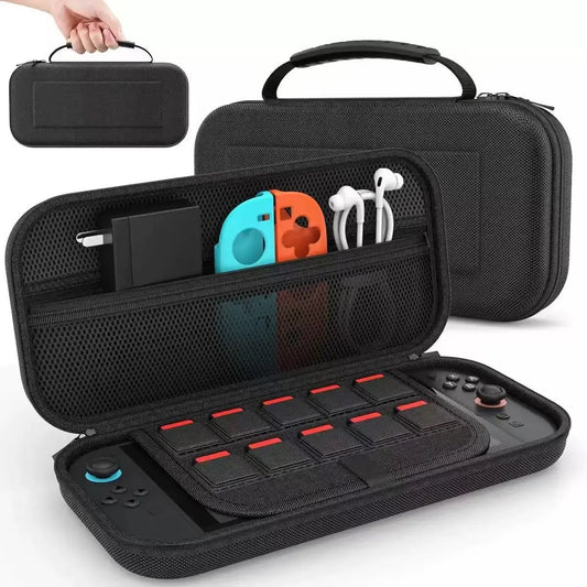 Protective Carrying Case for NS Switch 2 with Game Cards Slots Portable EVA Bag Storage Space for NS Switch 2 Accessories