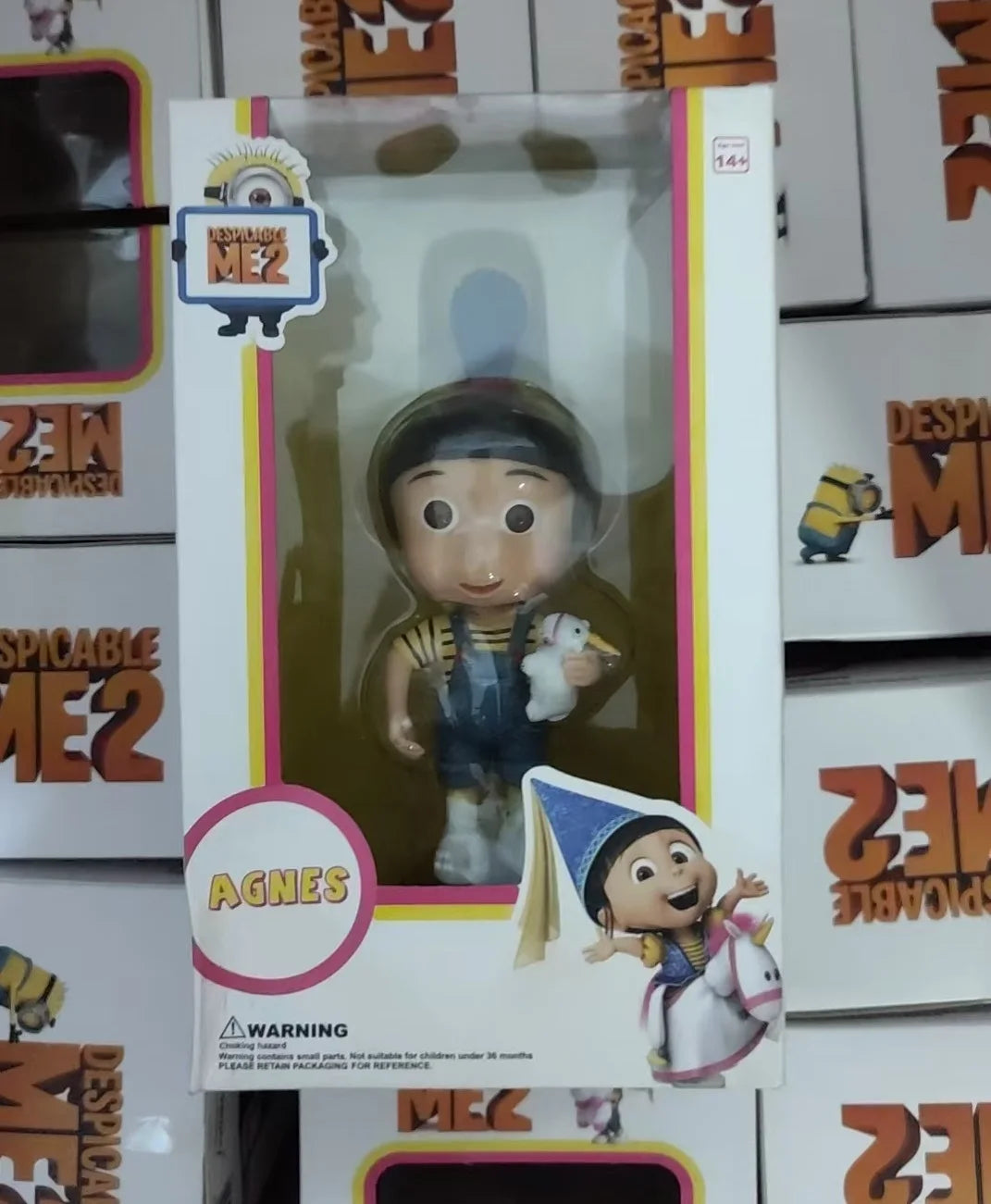 Despicable Me Agnes Minions 3D Eyes Gifts Toy Model Anime Figures Collect Ornaments