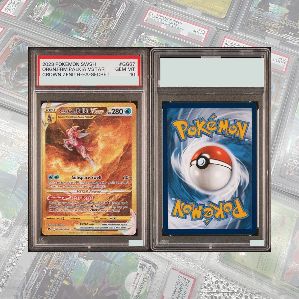 DIY Proxy PTCG Graded Collection Card Mew ex SAR 205/165 SV2a Card 151 Card Japanese 2023 GEM MT10 Holographic Label Child Gift