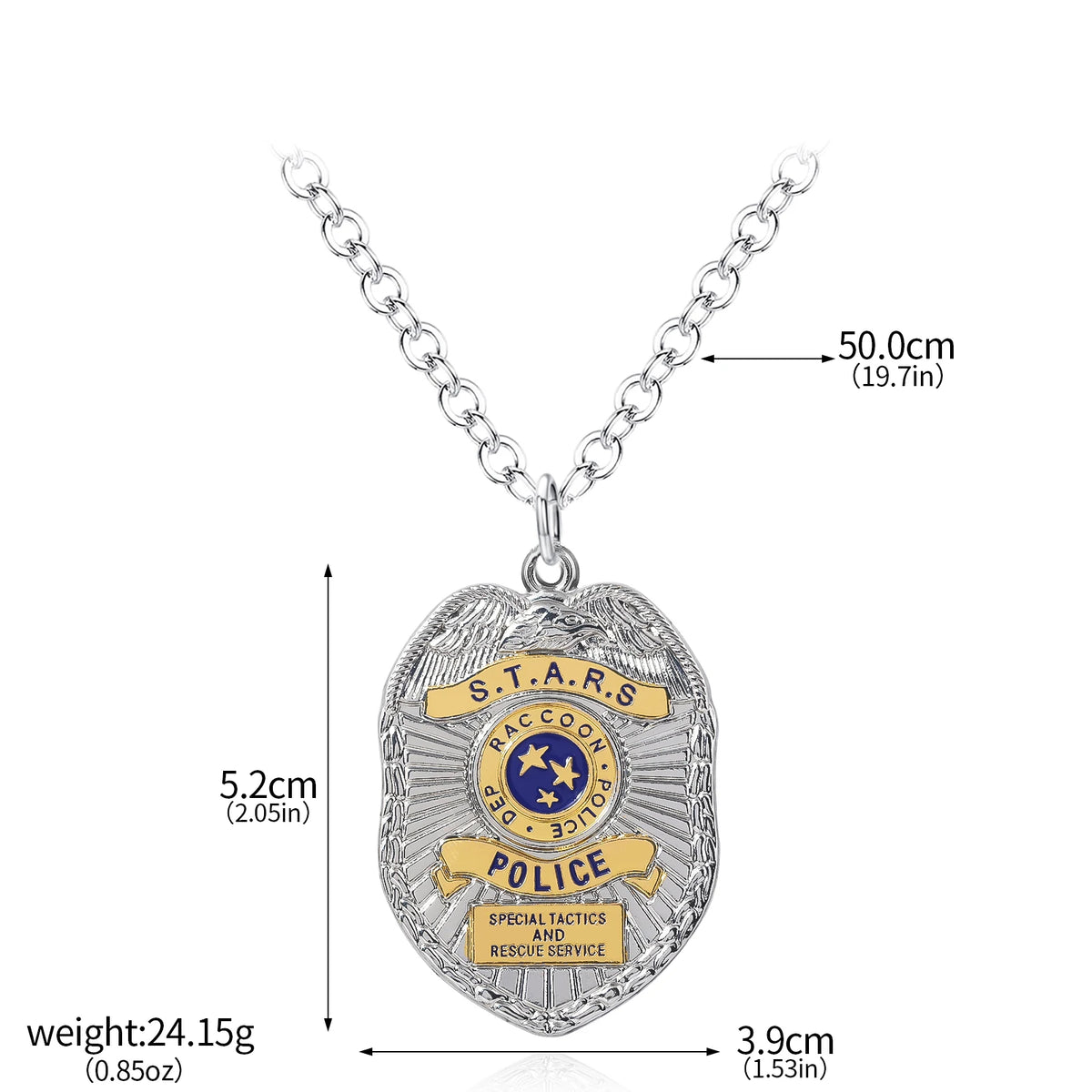 Game Resident Evil Keychain Raccoon City Eagle Logo Fridge Magnet Bottle Opener Police Department Badge Role Playing Gift