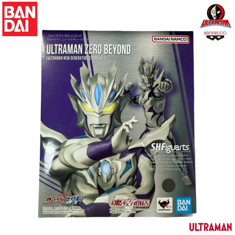 Bandai Original In Stock S H Figuarts Ultraman Ultraman Belial Ultraman Zero Ultraman Blazar Action Figure Garage Brand NewBoxed
