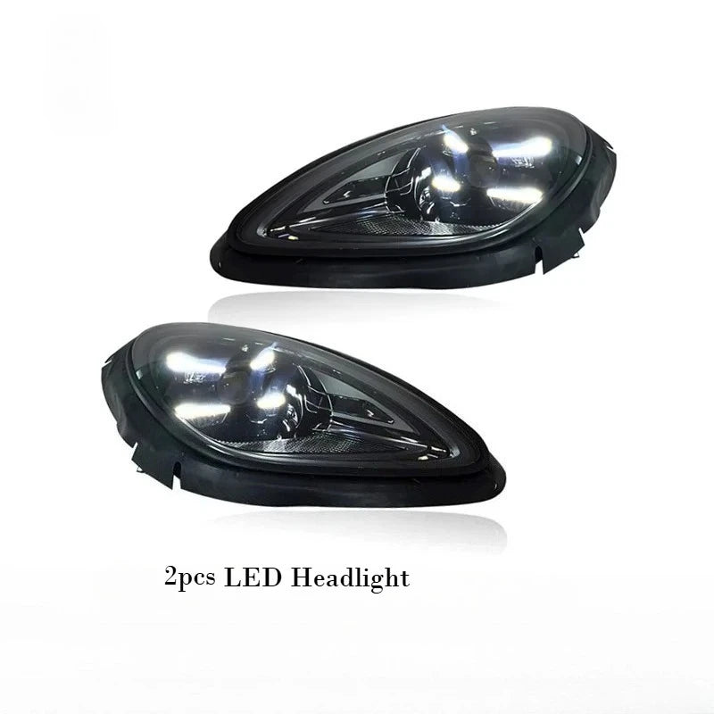 For Porsche Macan 95B 2014-2023 Headlamp Assembly Upgrade to 2023 Matrix Style PDLS Laser LED Headlights Plug & Play Light Kit
